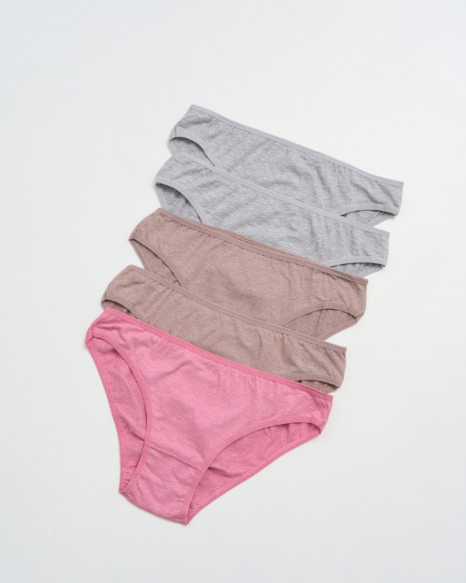Жіночі труси однотонний мікс - Меланж