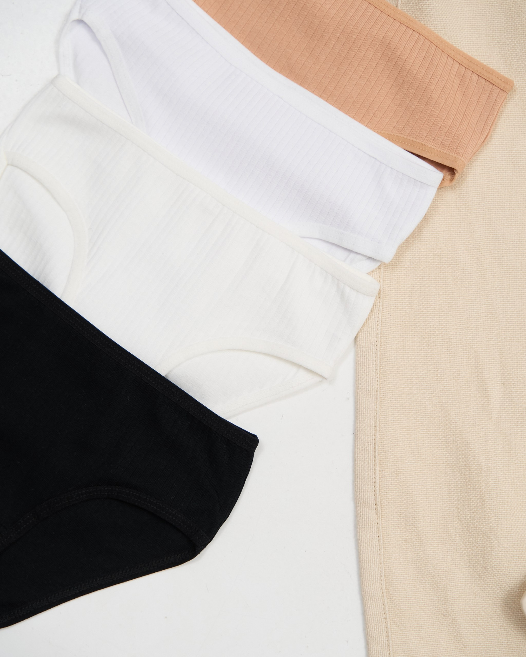 Трусики на девочку детские - в рубчик - микс