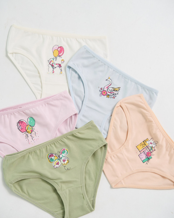 Дитячі трусики для дівчинки - милий принт