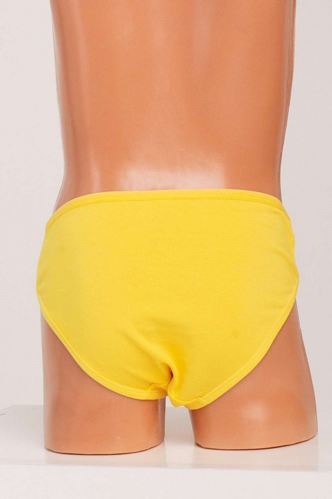 Яскраві однотонні трусики на дівчинку - полуничка