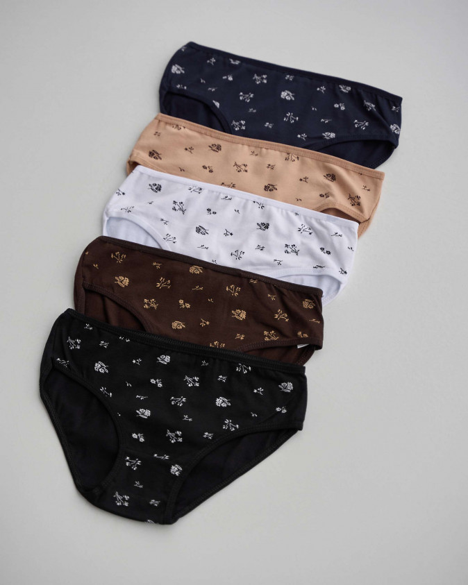 Бавовняні трусики на дівчинку - дрібні гілочки