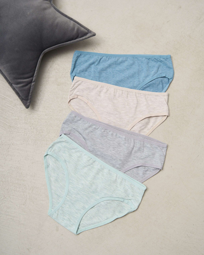 Підліткові труси на дівчинку - однотонний мікс