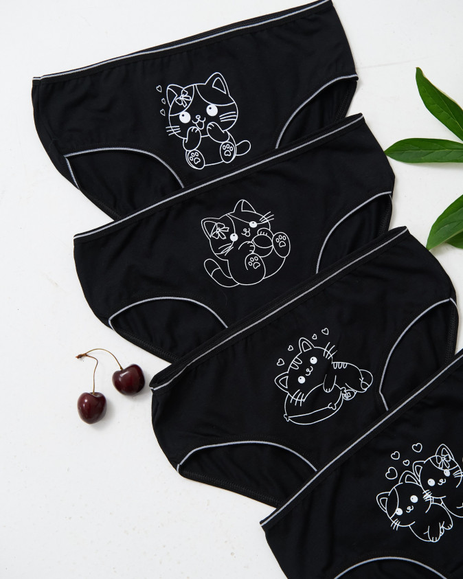 Трусики подростковые на девочку - Милые котики