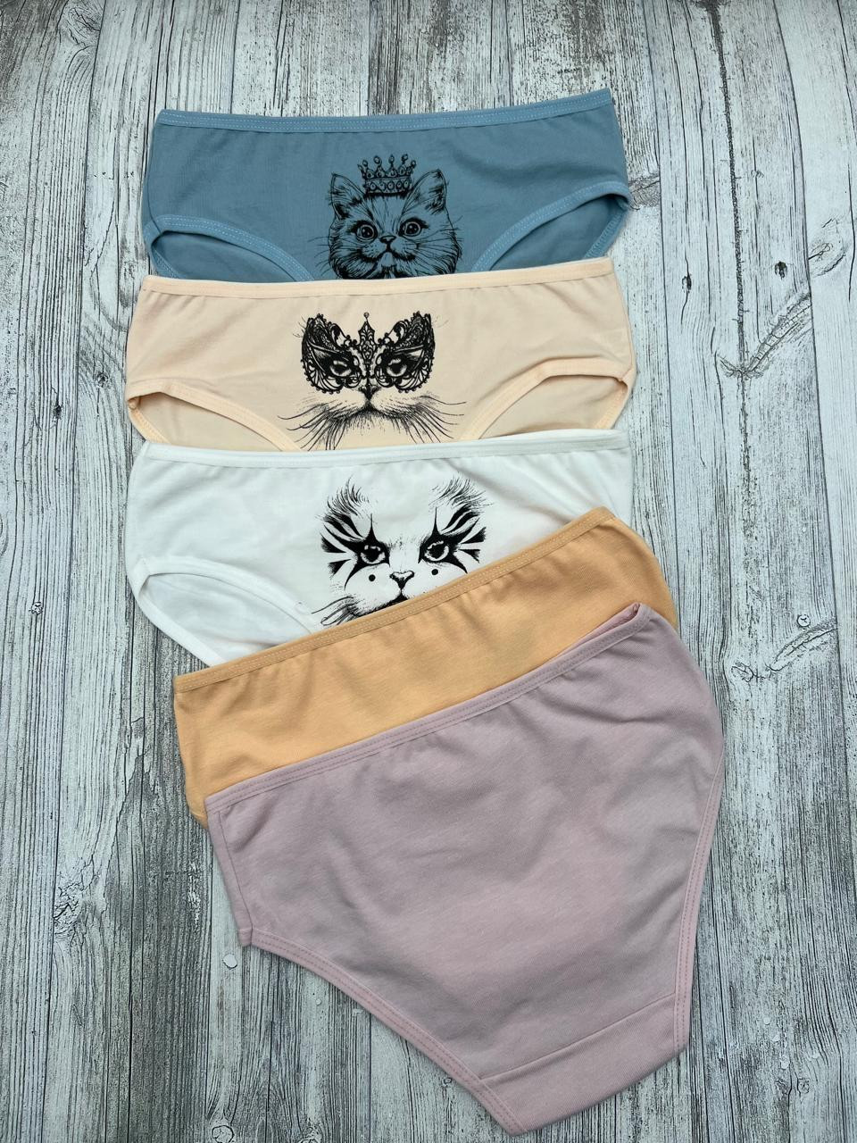 Дитячі трусики для дівчаток - Кошенята
