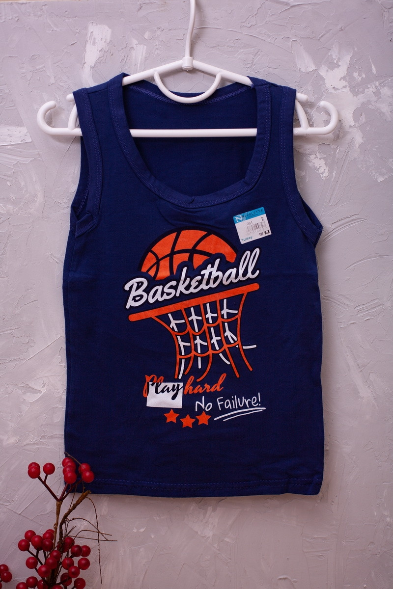 Майка дитяча на хлопчика - Basketball від 3 шт.