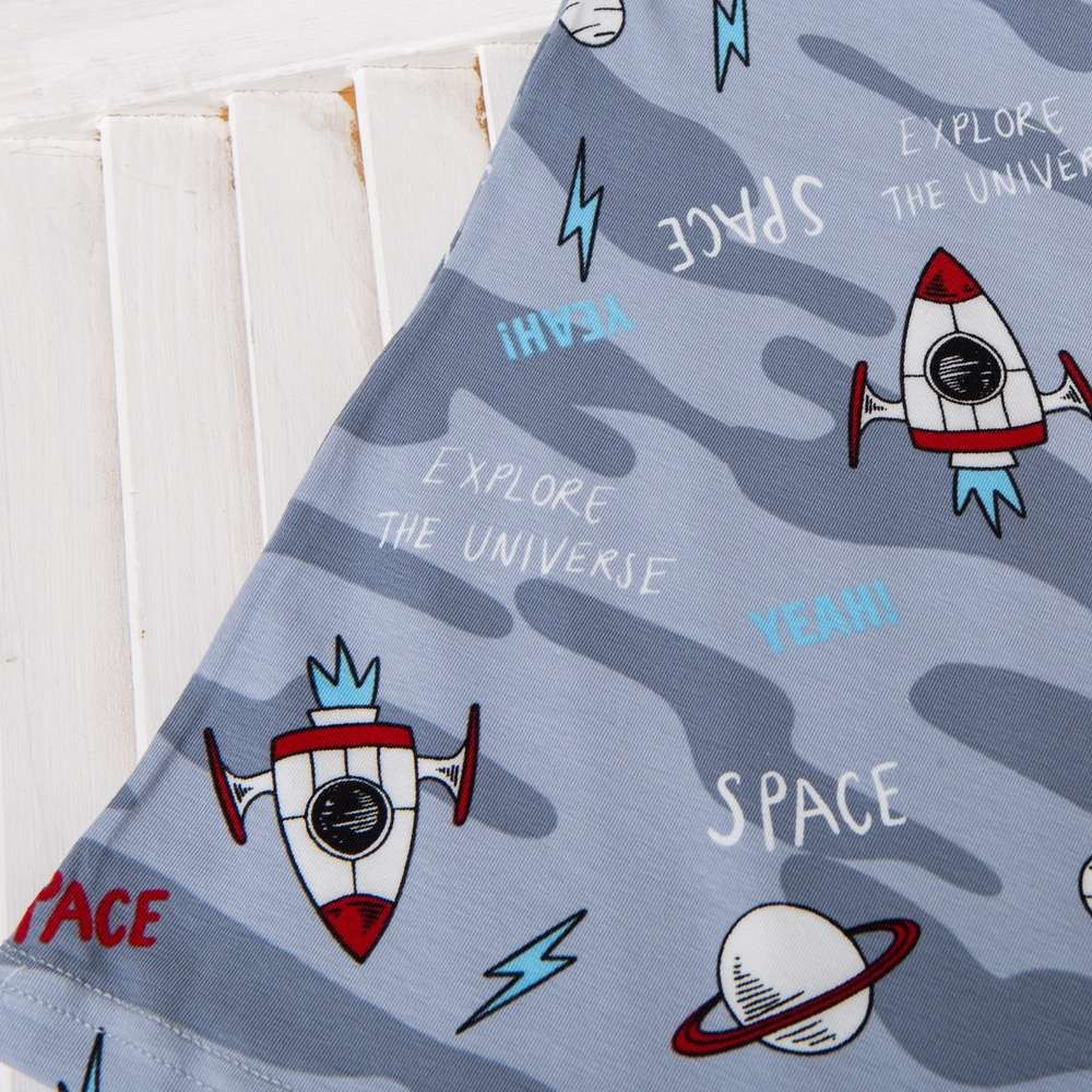 Майка для хлопчика дитяча - Ракети від 3 шт.