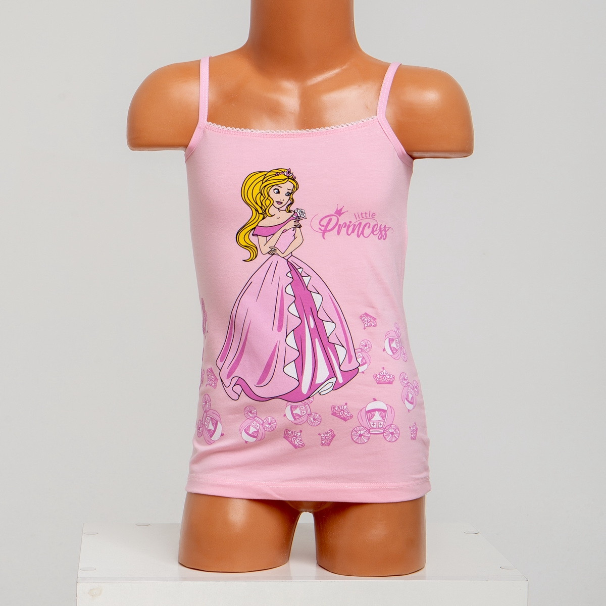 Майка на девочку, с тонкой бретелькой - Принцесса