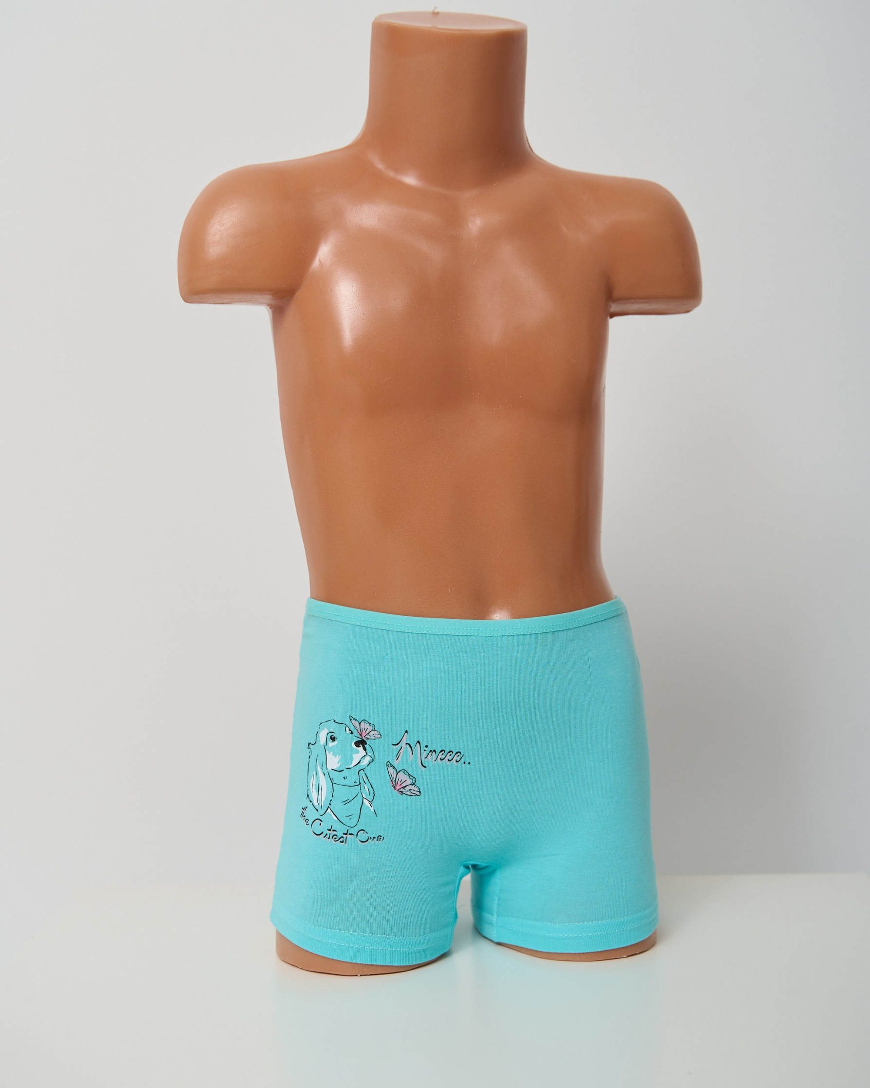 Дитячі шортики на дівчинку - Песик з метеликами