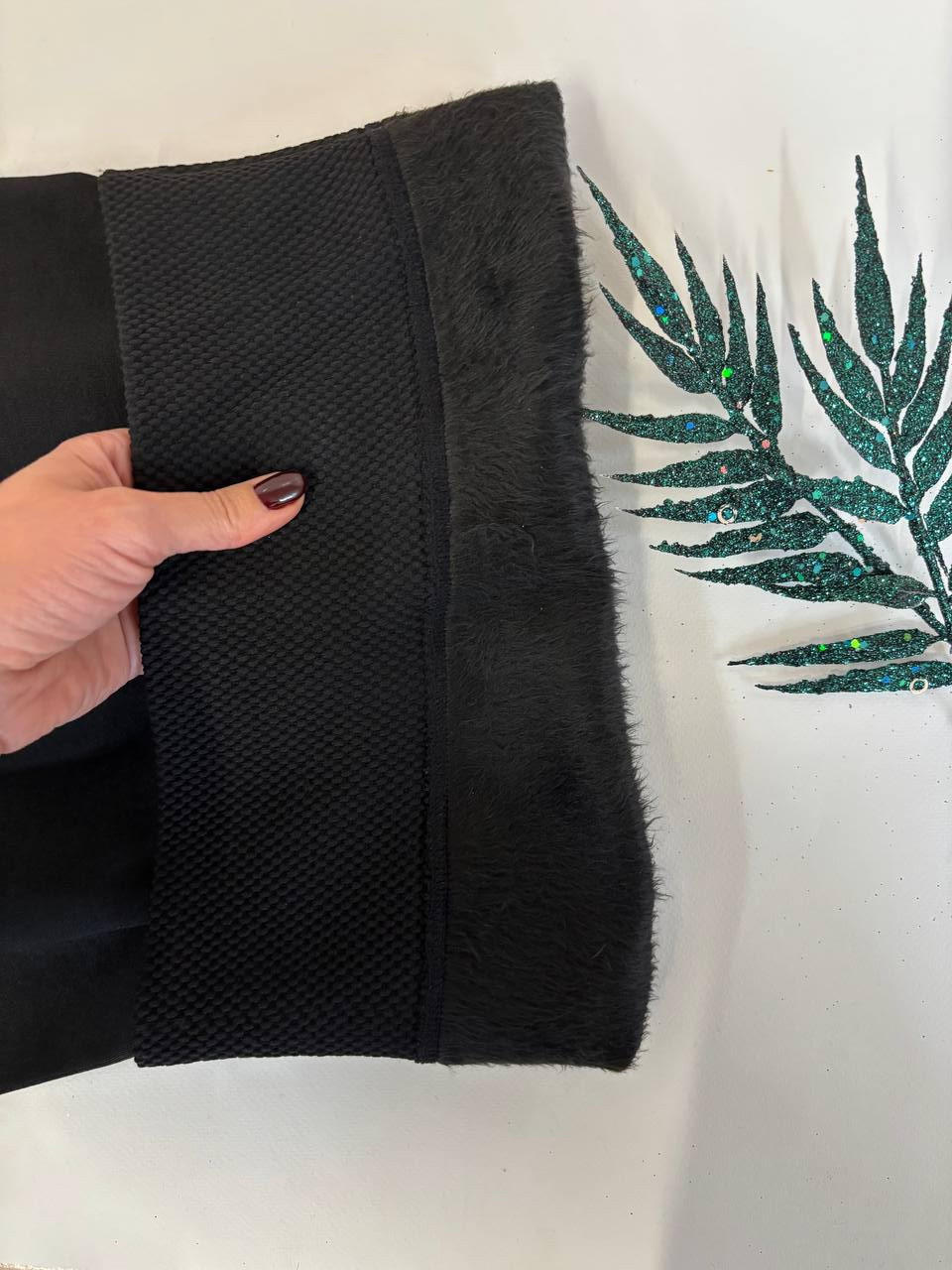 Лосины женские на меху - Plus Size - термо