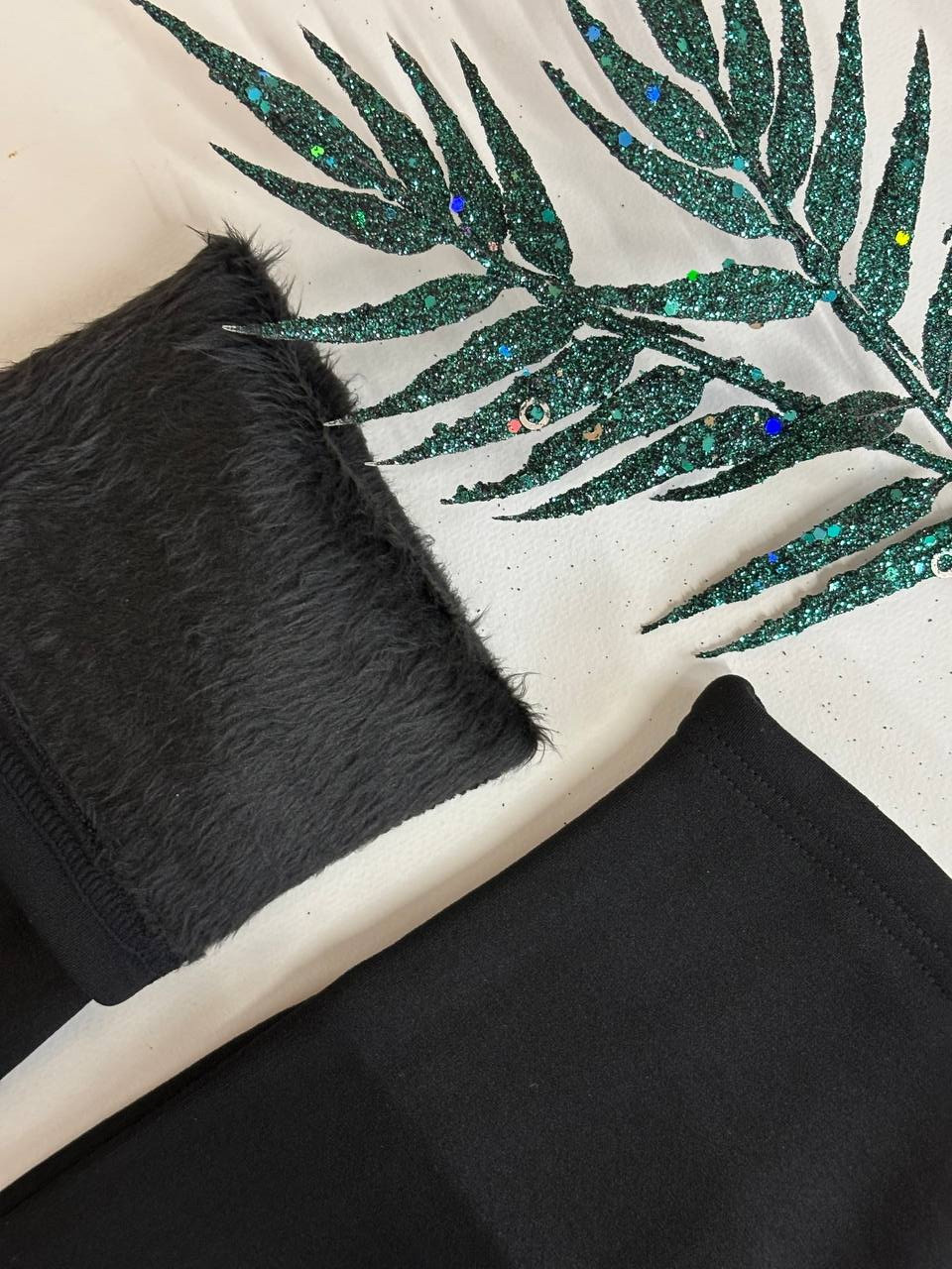 Лосины женские на меху - Plus Size - термо