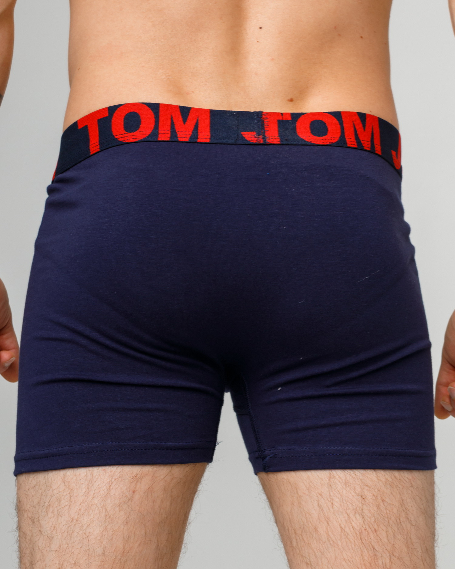 Труси-шорти чоловічі однотонні - Tom John - Темно-сині