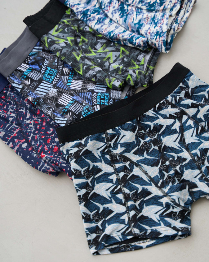 Чоловічі труси-боксери мікс принтів - Tom John