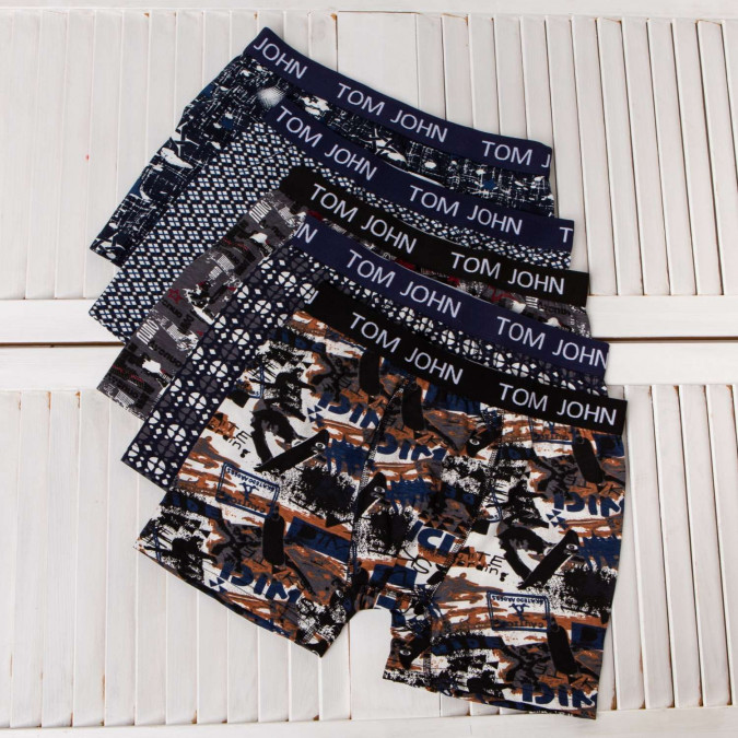 Боксери чоловічі - яскраві принти - Tom John