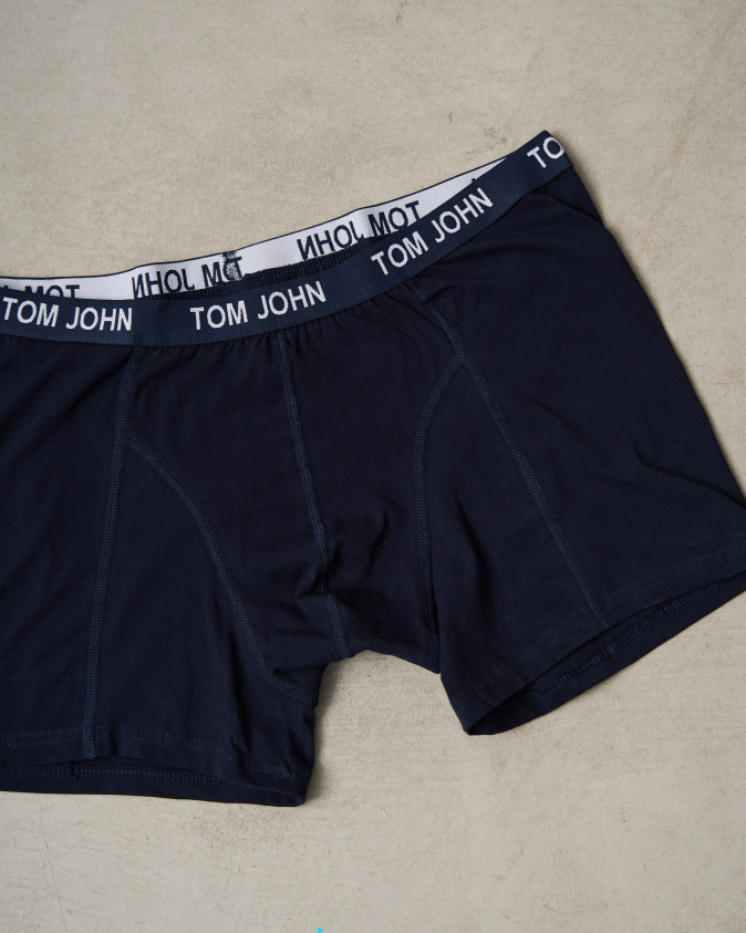 Боксери чоловічі Plus Size - Tom John - Темно-сині
