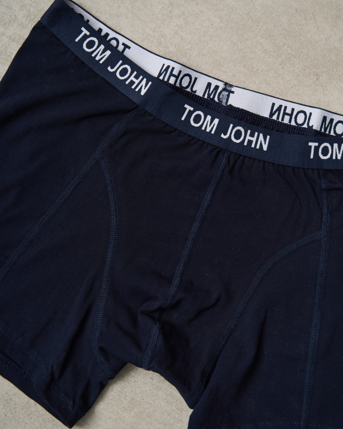 Боксери чоловічі Plus Size - Tom John - Темно-сині