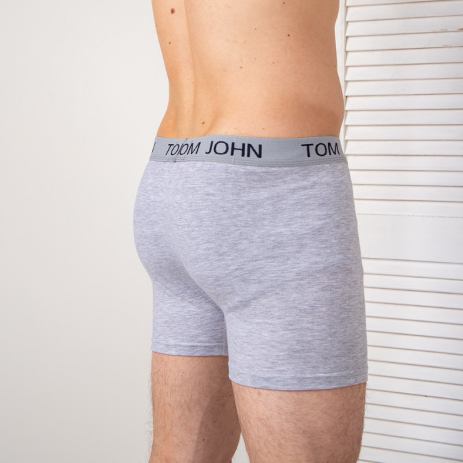 Труси-шорти чоловічі однотонні - Tom John - Меланж