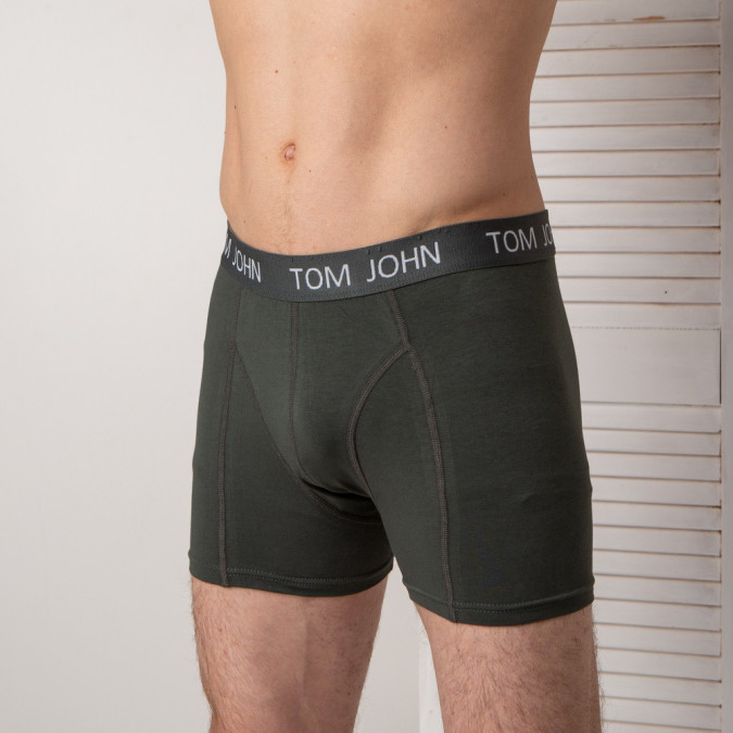 Боксери чоловічі Plus Size - Tom John - Хакі
