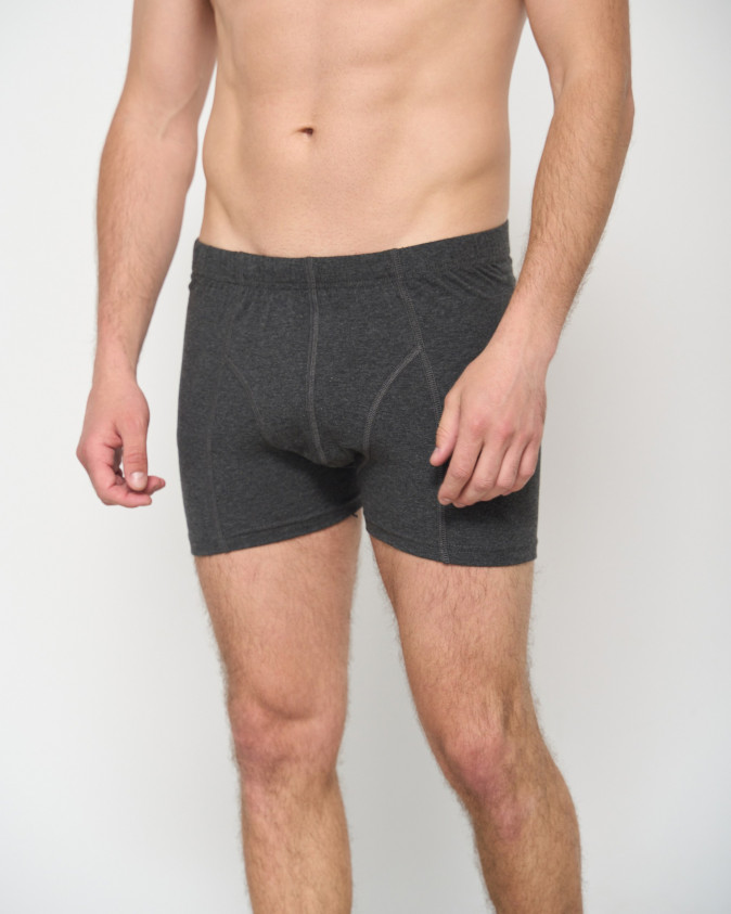 Боксери чоловічі Plus Size - Tom John - Темно-сірий