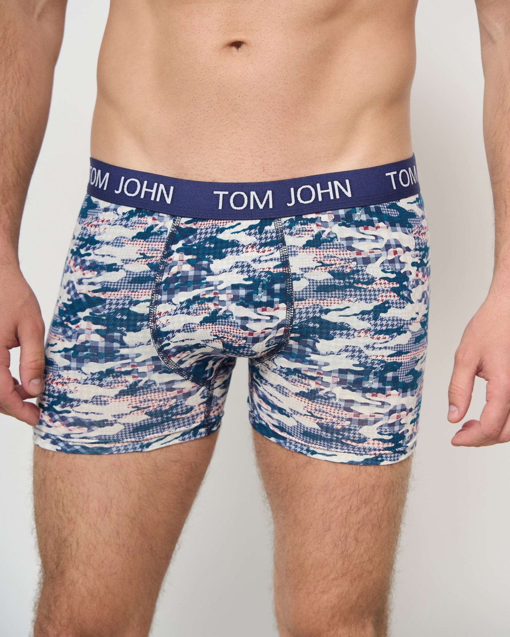 Боксери чоловічі Tom John - сині із розводами