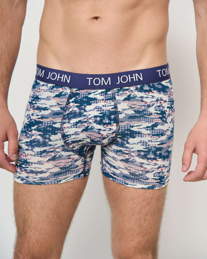 Боксери чоловічі Tom John - сині із розводами