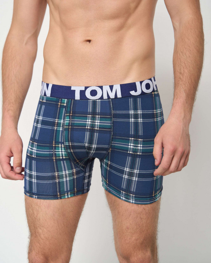 Боксери чоловічі Tom John - Синя клітинка
