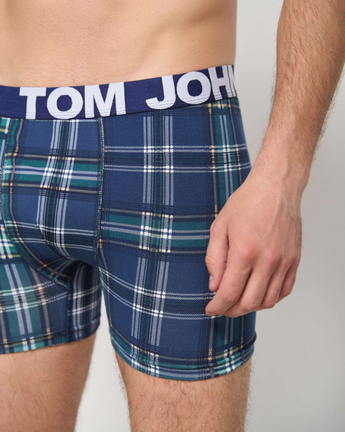 Боксери чоловічі Tom John - Синя клітинка