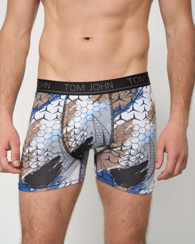 Боксери чоловічі Tom John - Сіро-коричневі