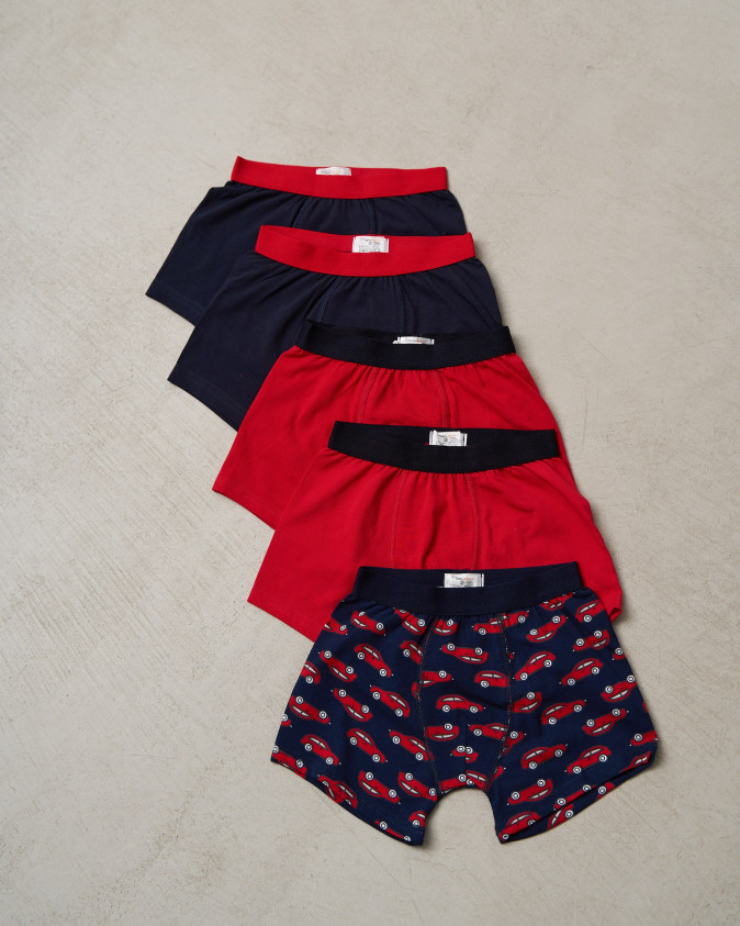 Шортики на хлопчика Tom John - червоний мікс