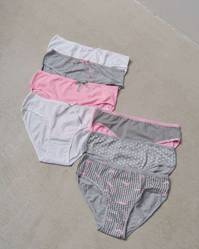 Набір трусиків тижневок Plus Size - 7 шт. - 24750