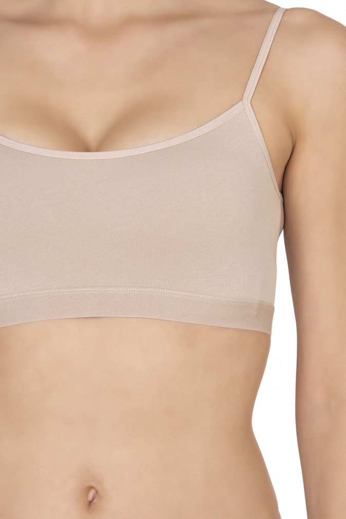 Жіночий бавовняний топ на тонкій бретельці - Ozkan