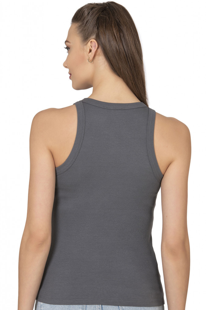 Жіноча майка-борцовка бавовна в рубчик - Ozkan