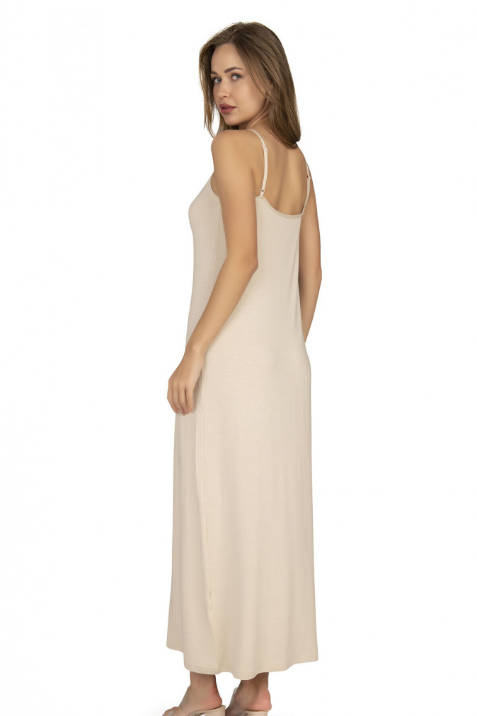 Комбінація жіноча довга на бретелях - Віскоза
