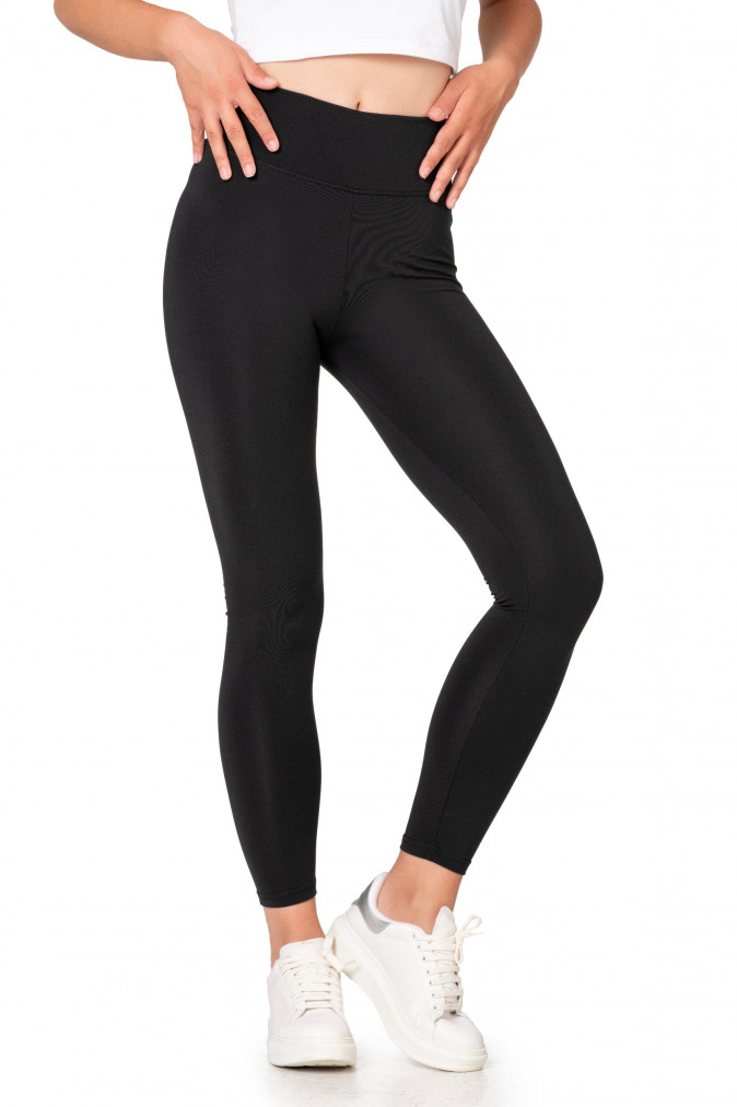 Лосини жіночі чорні Інтерлок щільні - M-2Xl