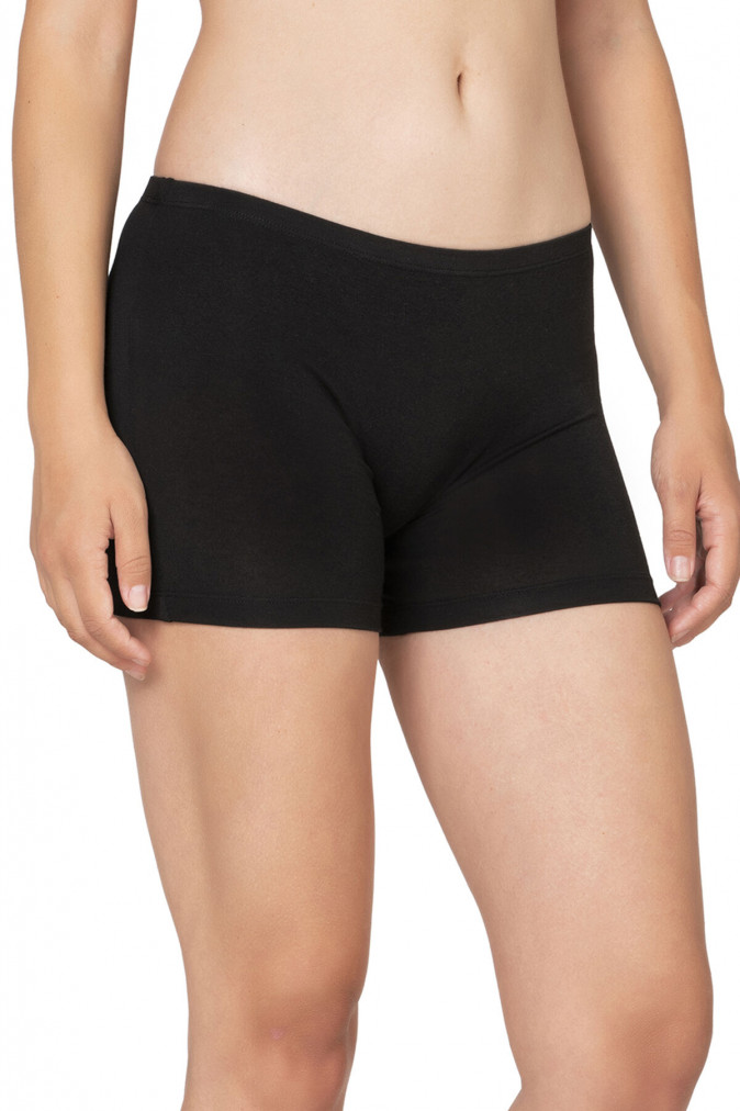 Жіночі еластичні міні-боксери Чорні - Тенсель