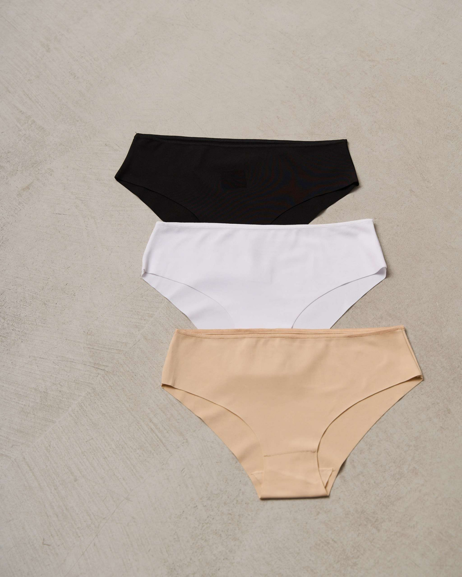 Трусики жіночі безшовні - Однотонний мікс - поліестер