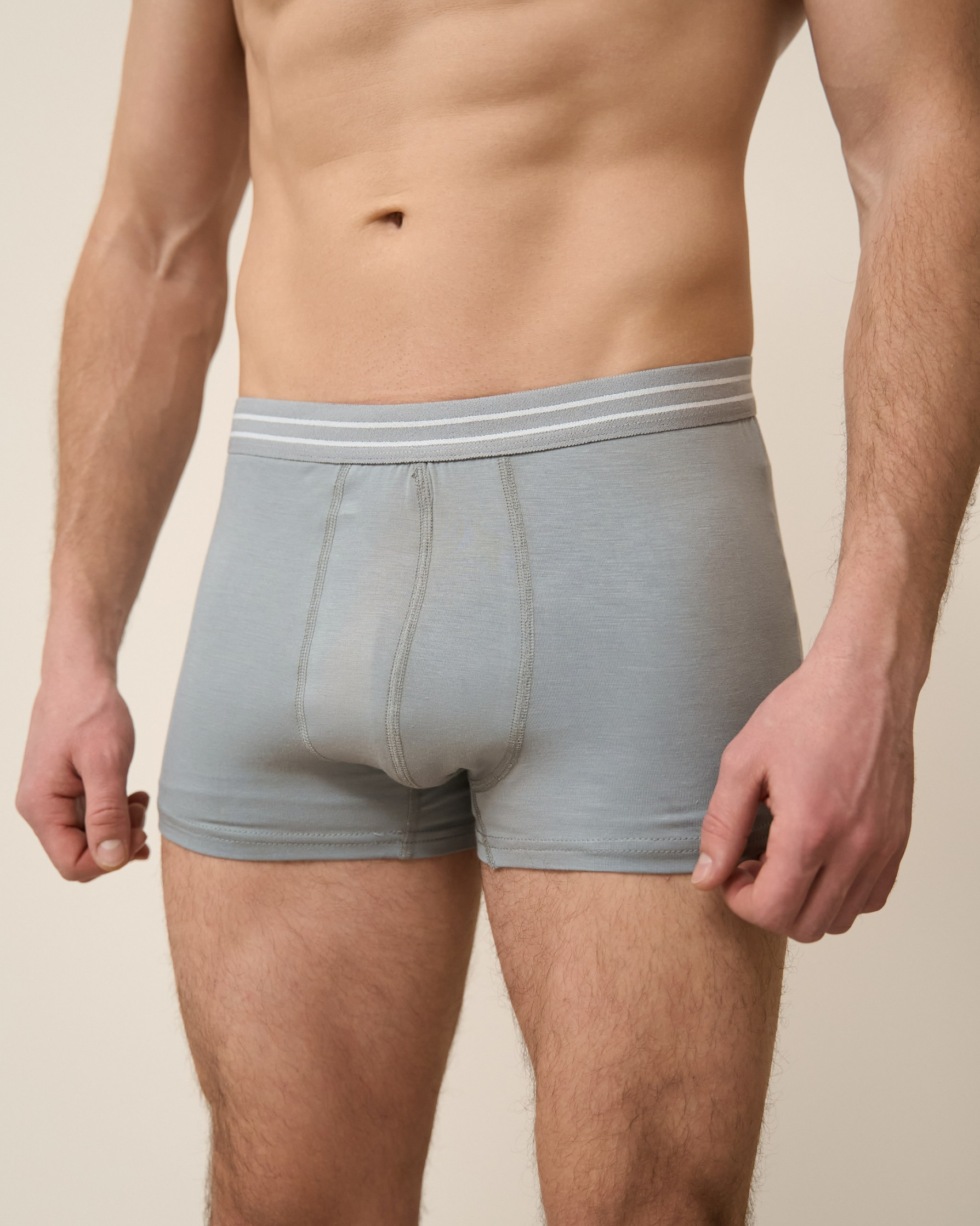 Чоловічі труси-боксери сірі - Бамбук