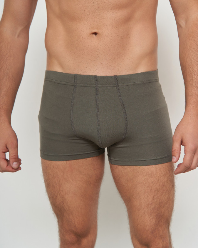 Чоловічі труси-боксери хаки - Бамбук