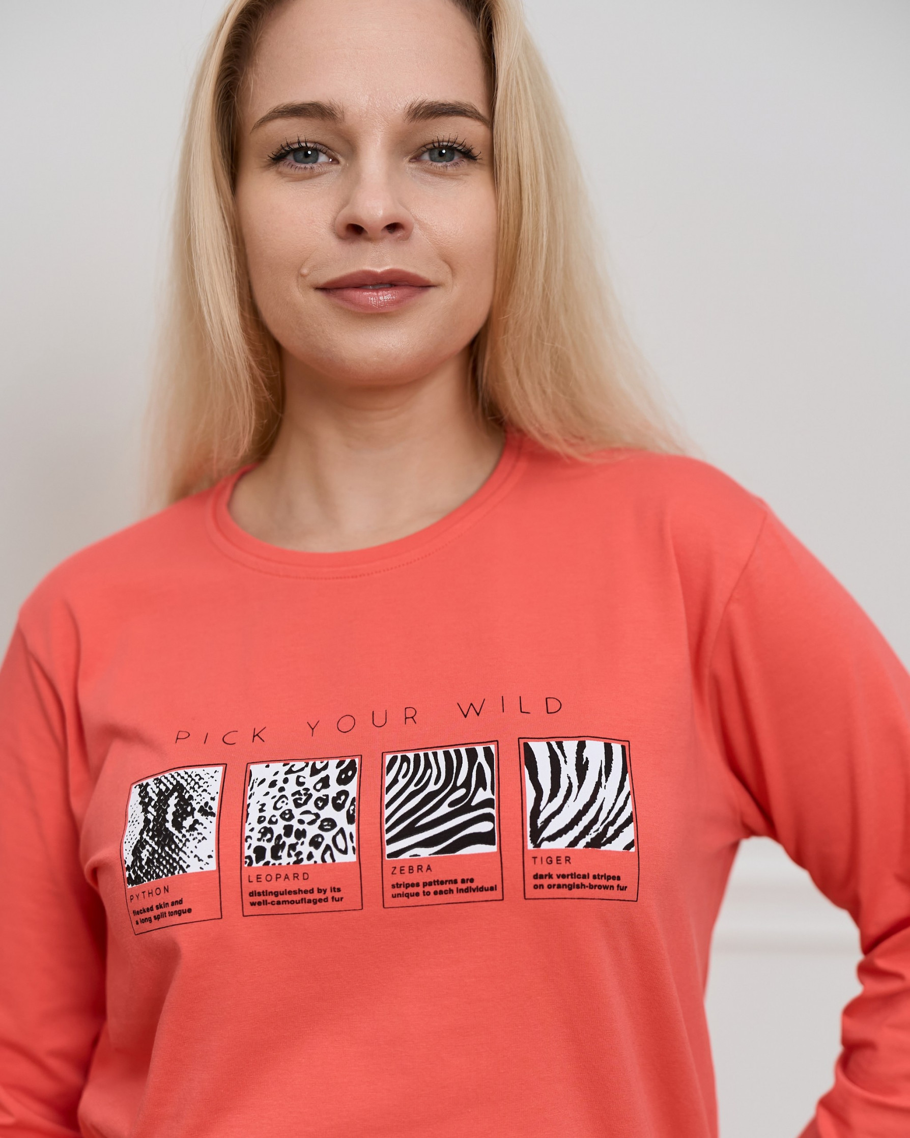 Комплект жіночий Plus Size зі штанами - Зебра