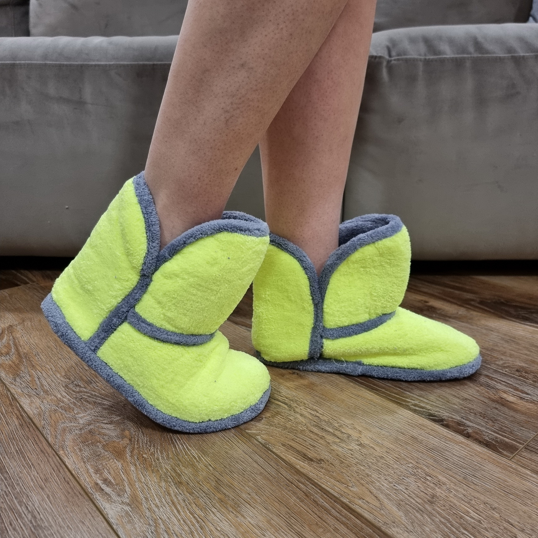 Чобітки-уггі для дому - Жовтий