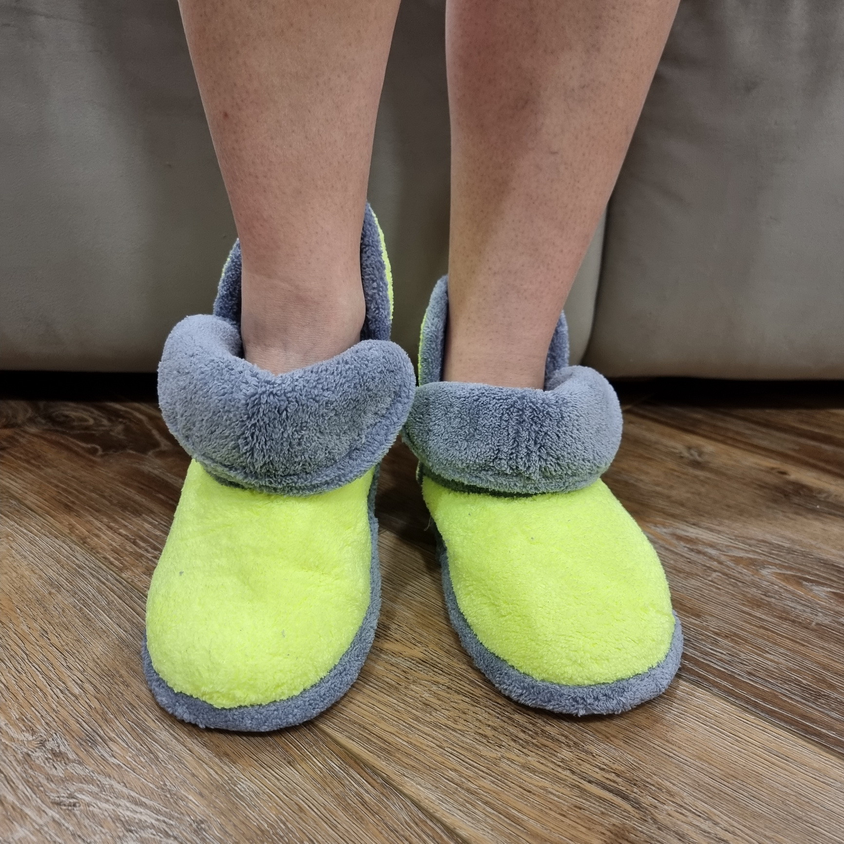 Чобітки-уггі для дому - Жовтий