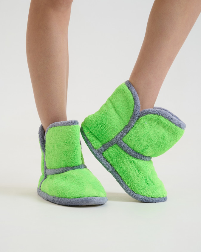 Чобітки-уггі для дому - Зелений