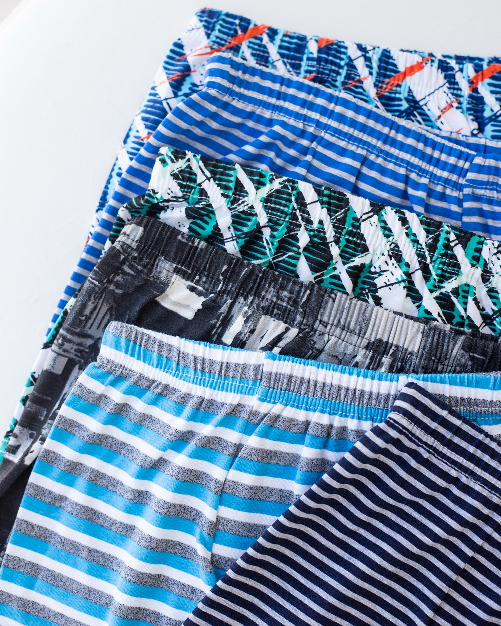 Подростковые боксеры на мальчика - полосатый микс