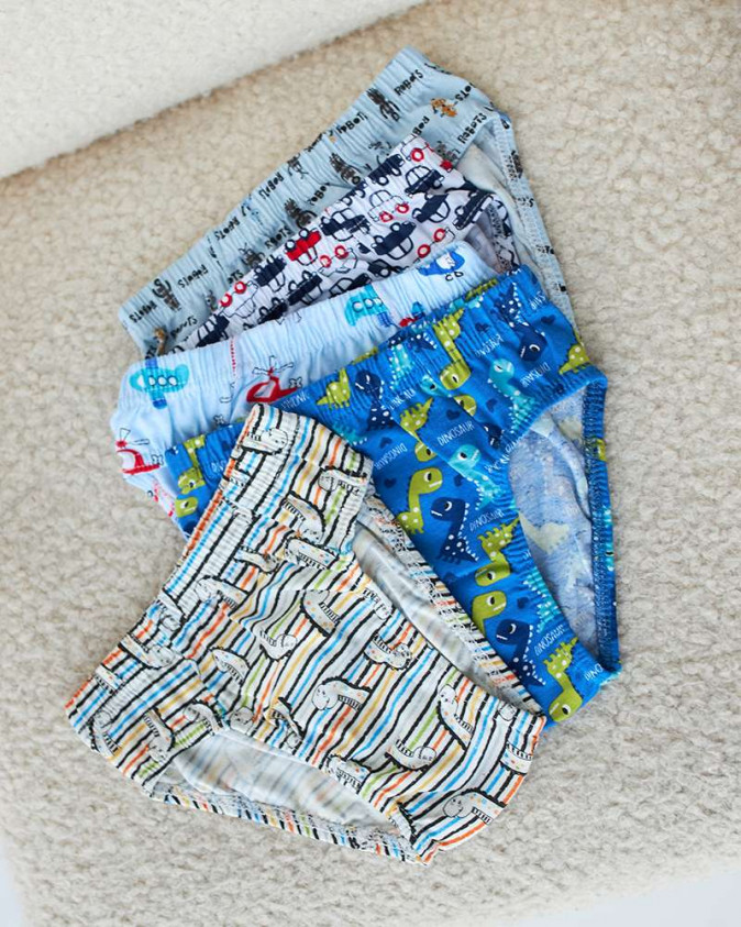 Трусики на хлопчика - мікс принтів машинки