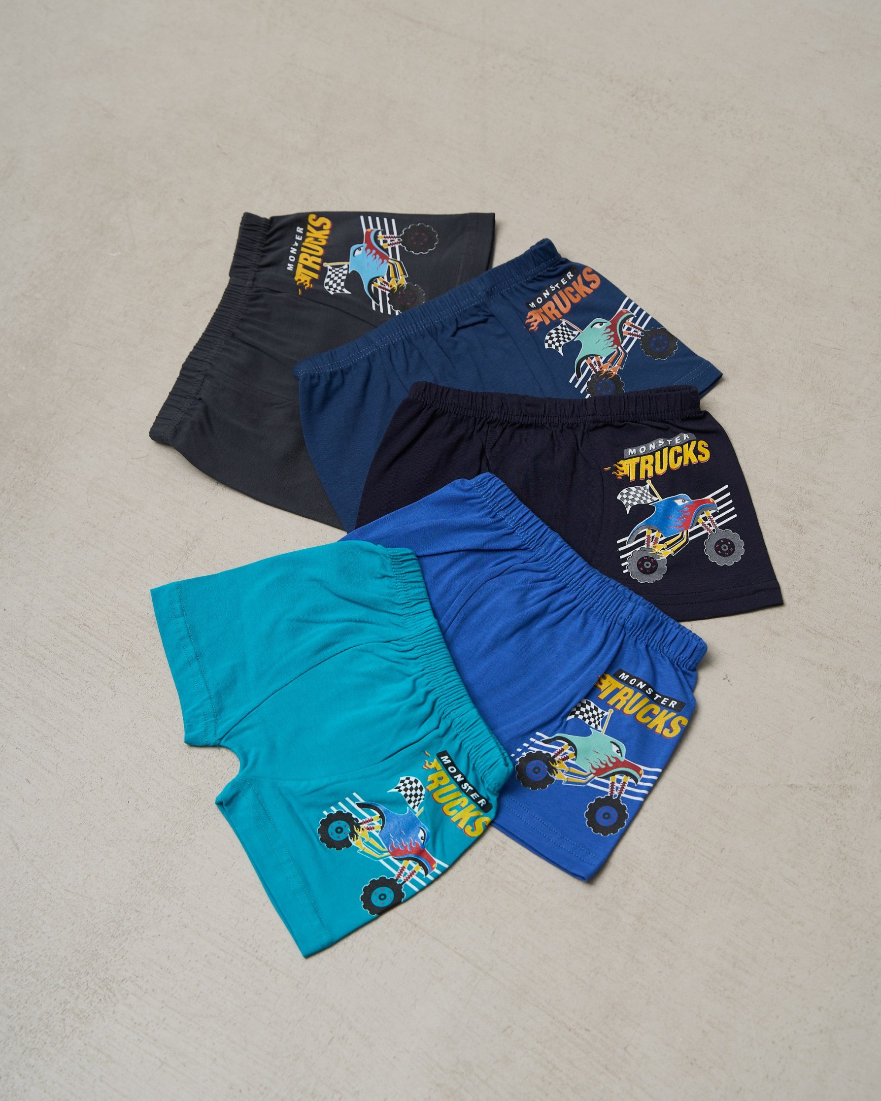 Дитячі шортики на хлопчика - Monster trucks