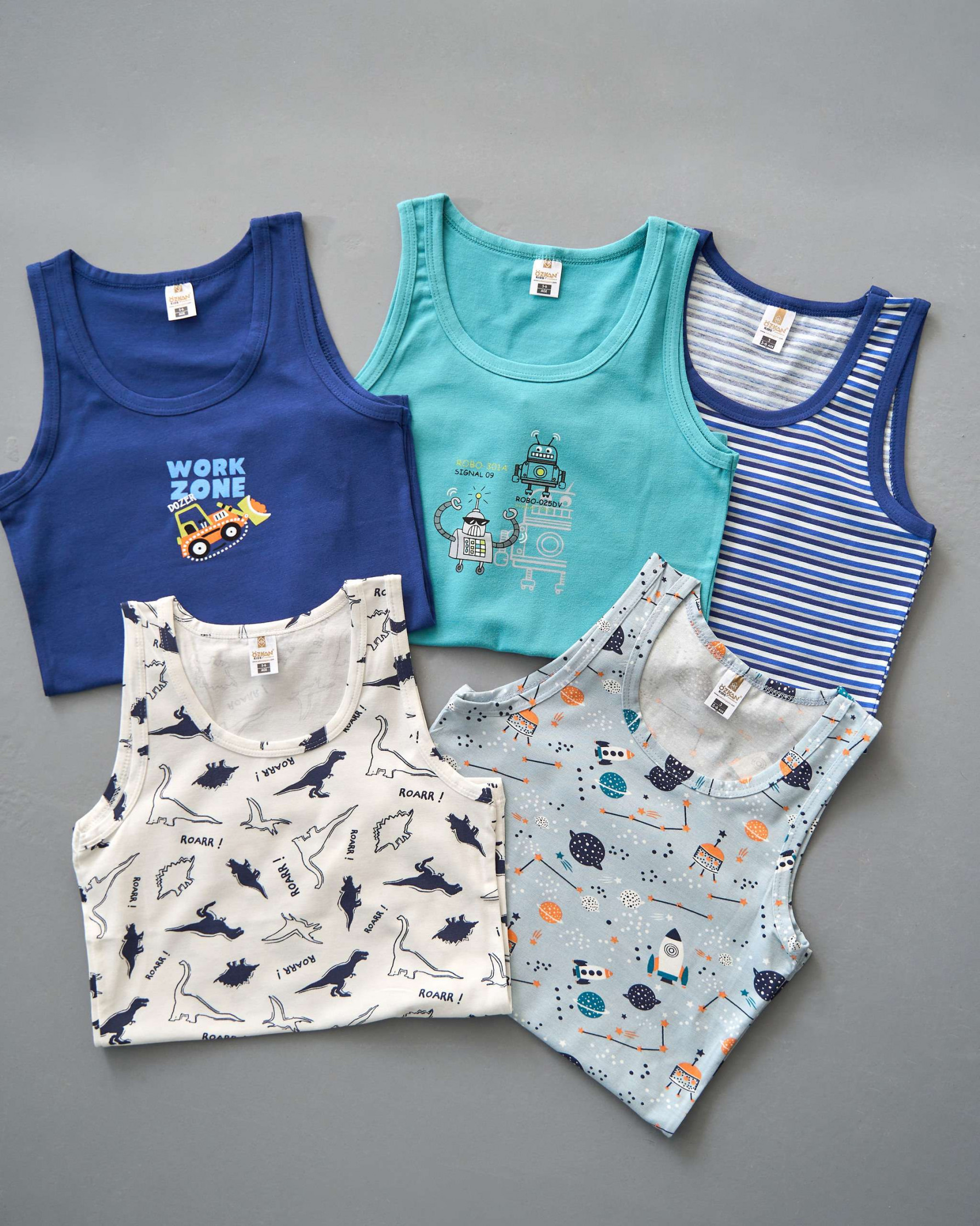 Майка мальчиковая - Разноцветный микс