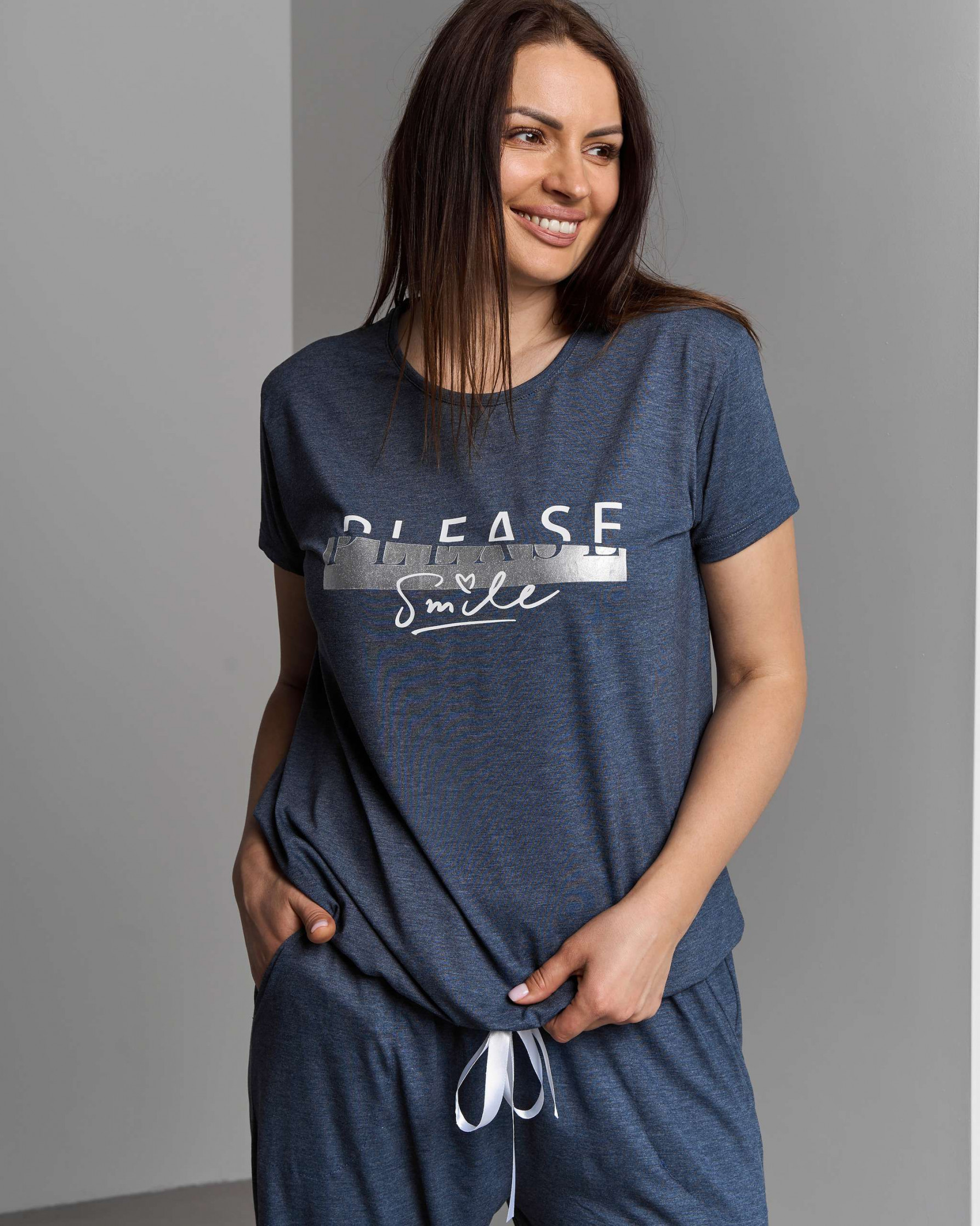 Батальний комплект зі штанами і футболкою - Please Smile