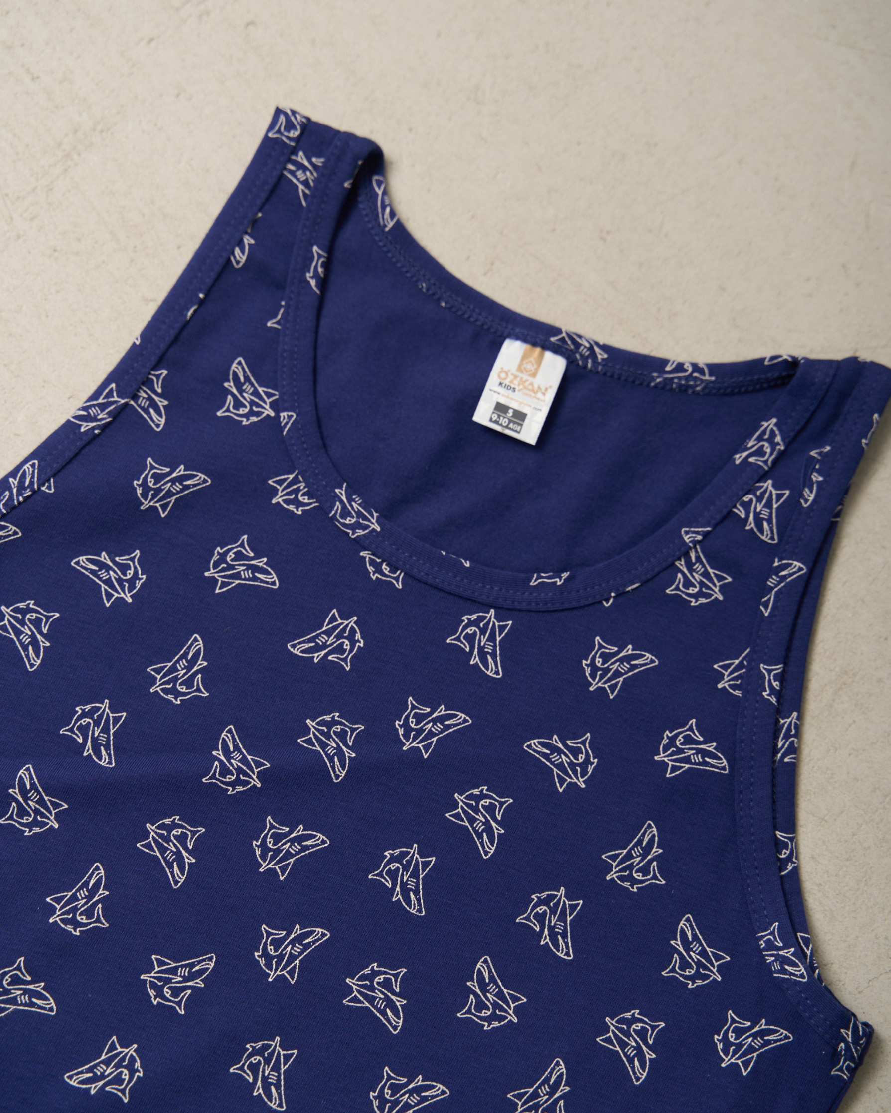 Комплект для мальчика майка+боксеры Ozkan - Акулы