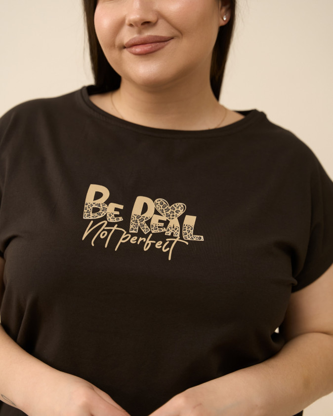 Жіночий комплект Plus Size з капрі - низ леопард