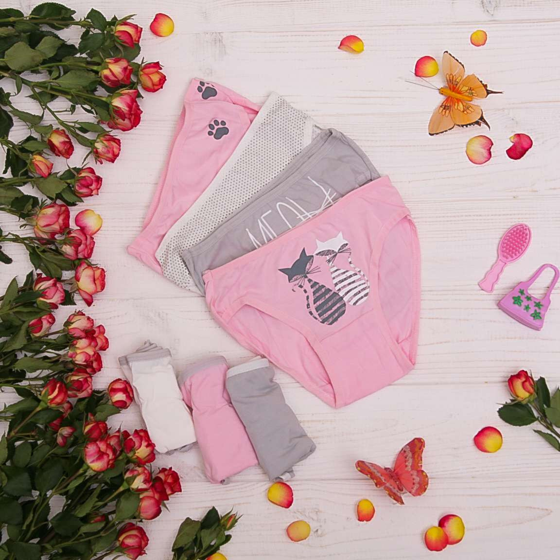 Набір дитячих трусиків тижневок - 7 шт. - 40728