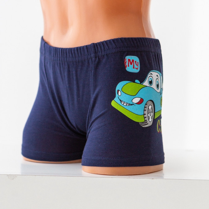 Боксери на хлопчика з машинкою